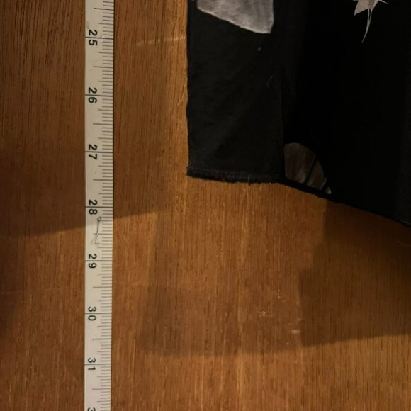 Size 4XL - Shein - Black Pullover Blouse w/Feather Design - Picture 5 of 6